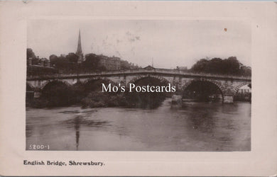 Shropshire Postcard - English Bridge, Shrewsbury   SW18312