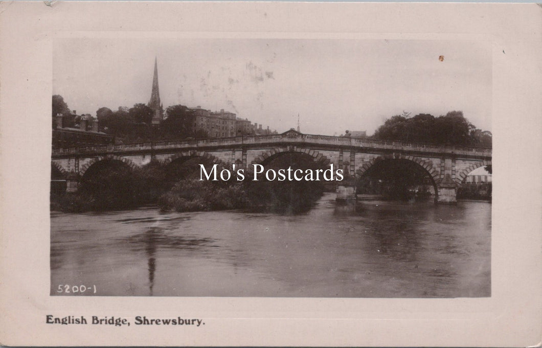 Shropshire Postcard - English Bridge, Shrewsbury   SW18312