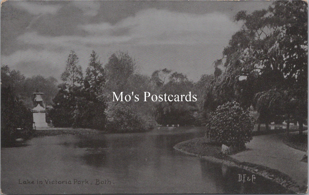 Somerset Postcard - Lake in Victoria Park, Bath  SW18315