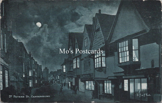 Kent Postcard - St Peters Street, Canterbury    SW18325