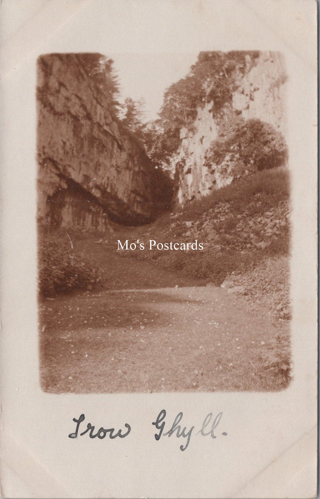 Yorkshire Postcard - Geology, Trow Ghyll  SW18328
