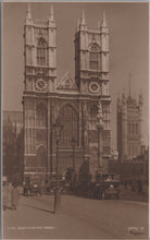Load image into Gallery viewer, London Postcard - Traffic Outside Westminster Abbey  SW16987
