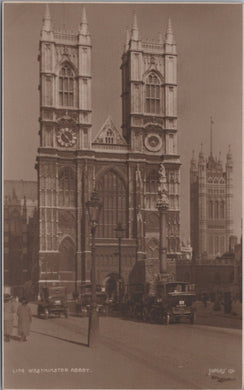 London Postcard - Traffic Outside Westminster Abbey  SW16987