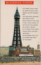 Load image into Gallery viewer, Lancashire Postcard - Blackpool Tower   SW16992
