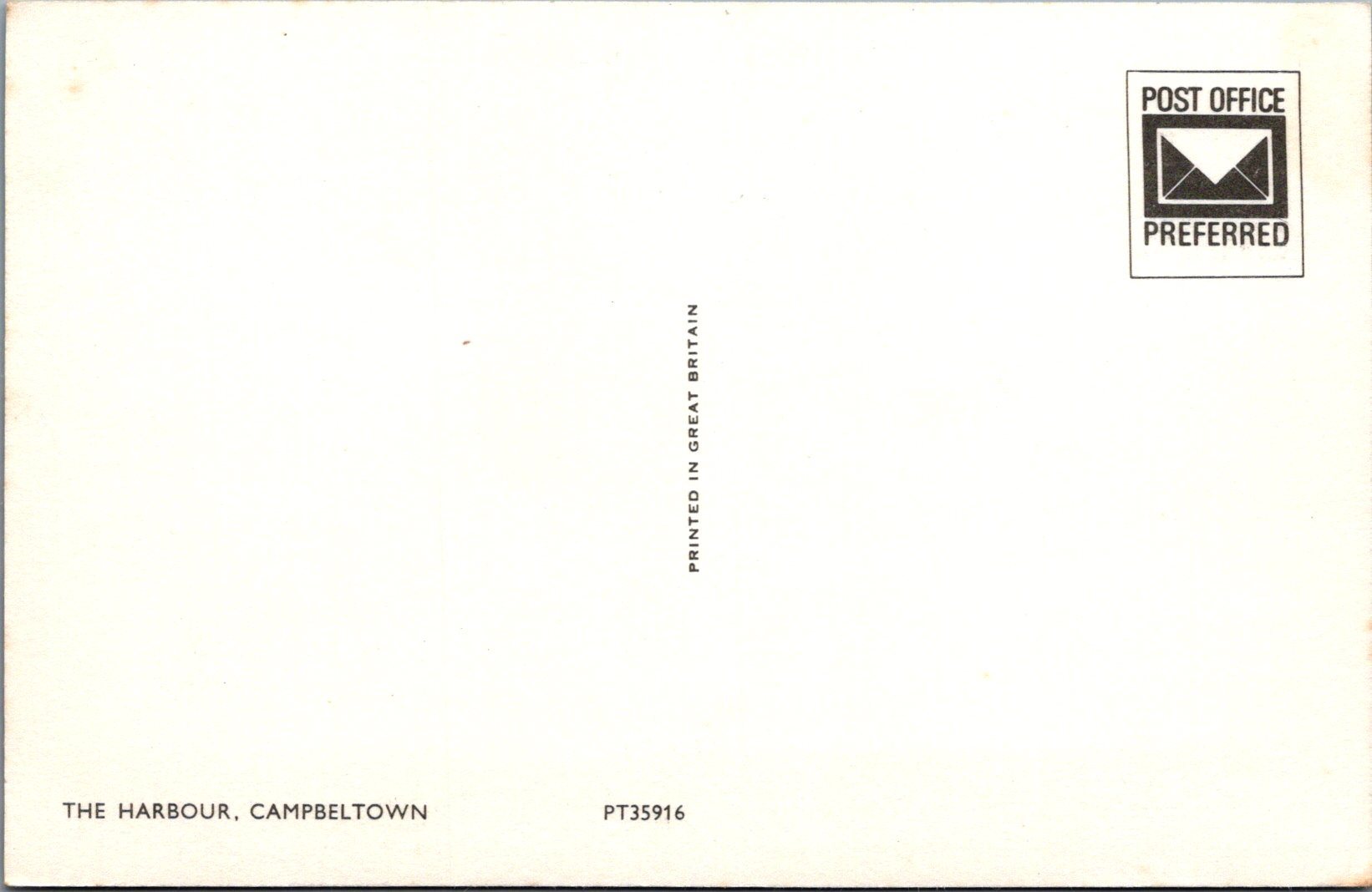 Scotland Postcard - The Harbour, Campbeltown  SW17002