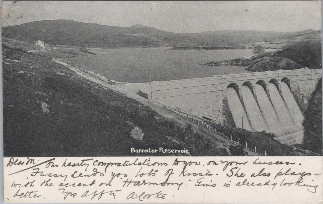 Devon Postcard - Burrator Reservoir, Dartmoor    SW17021