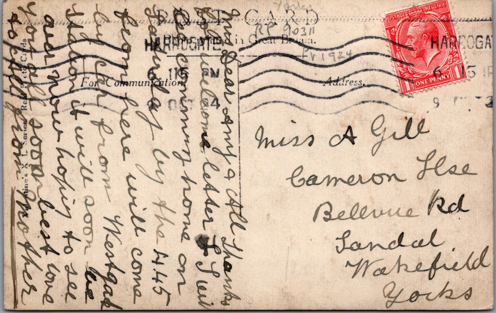 Yorkshire Postcard - Goldsborough Hall  SW17043