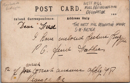Yorkshire Postcard - The West Hill Decorative Works, S.H.Foster SW17056