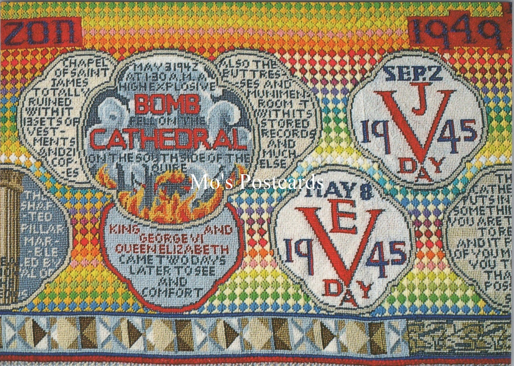 Devon Postcard - Detail From The Exeter Rondels, Exeter Cathedral  SX355