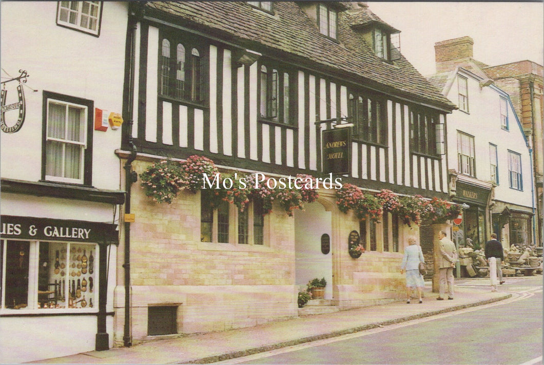 Oxfordshire Postcard - Andrews Hotel, Burford   SX362