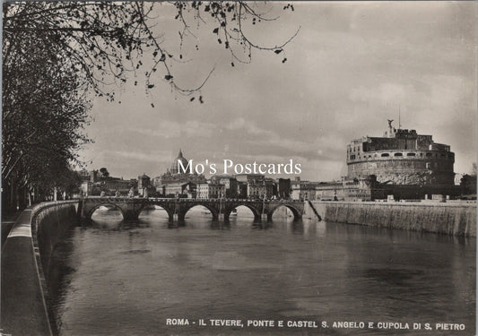 Italy Postcard - Rome, Roma, Il Tevere, Ponte e Castel S.Angelo  SX396
