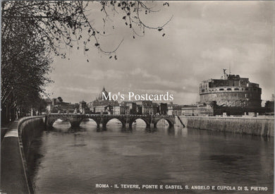 Italy Postcard - Rome, Roma, Il Tevere, Ponte e Castel S.Angelo  SX396