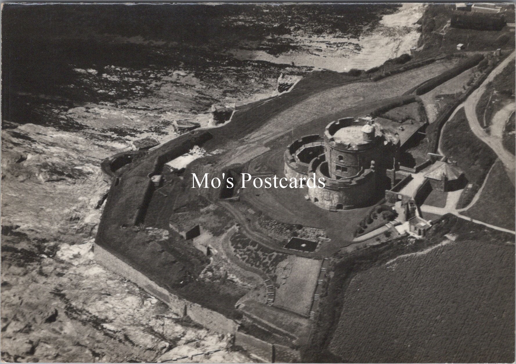 Cornwall Postcard - Aerial View of St Mawes Castle    SX416