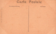 Load image into Gallery viewer, Vintage-style postcard with text and a line for address on a brown background

