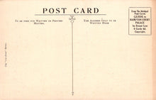 Load image into Gallery viewer, Vintage postcard with text and design elements on a beige background
