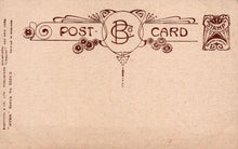 Load image into Gallery viewer, Vintage-style postcard with decorative border and text on a beige background
