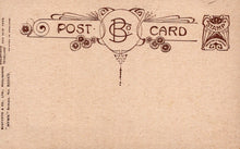 Load image into Gallery viewer, Vintage-style postcard with decorative border and &#39;Post Card&#39; text on a textured beige background.
