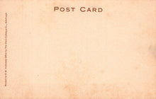 Load image into Gallery viewer, Back of a vintage postcard with &#39;Post Card&#39; text and a beige background.
