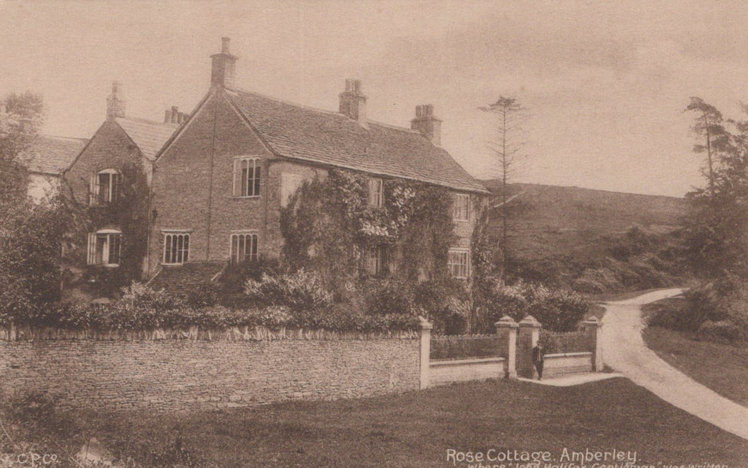 Gloucestershire Postcard - Rose Cottage, Amberley  SW20636
