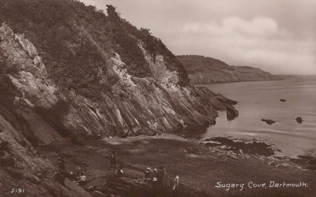 Devon Postcard - Sugary Cove, Dartmouth  SW20637