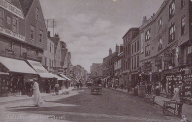 Wiltshire Postcard - Salisbury, Silver Street  SW20641