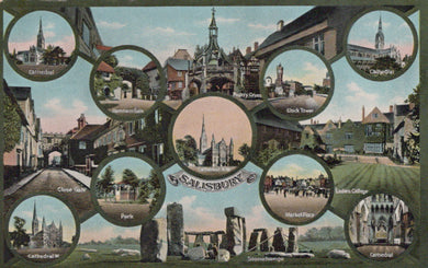 Wiltshire Postcard - Views of Salisbury   SW20648