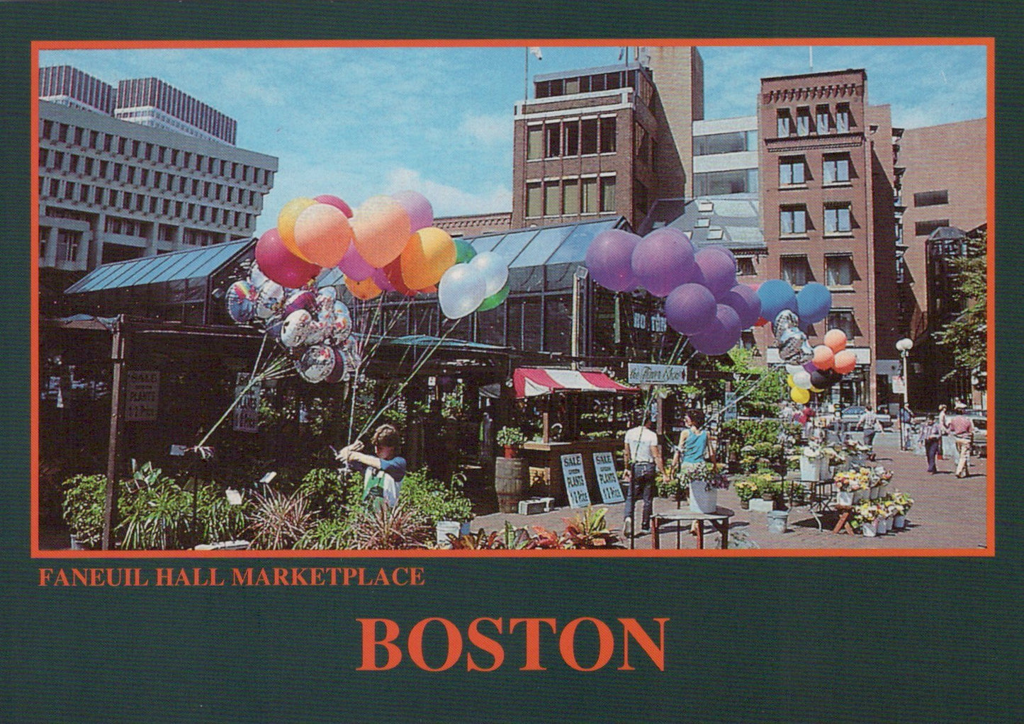America Postcard - Quincy Market, Boston, Massachusetts  SW18962