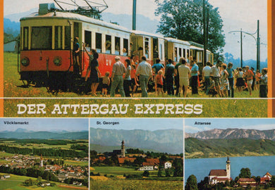 Austria Postcard - The Attergau Express  SW18967
