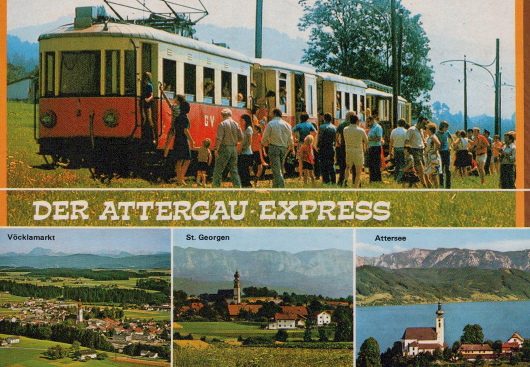 Austria Postcard - The Attergau Express  SW18967