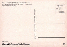 Load image into Gallery viewer, Austria Postcard - The Attergau Express  SW18967
