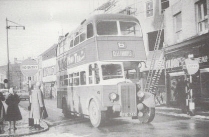 Road Transport Postcard - Daimler Bus No 123 Leaving Bull Ring  SW18978