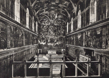 Vatican City Postcard - Sixtine Chapel Interior   SW19022