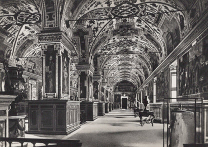 Vatican City Postcard - Library, Sixtine V's Hall  SW19026