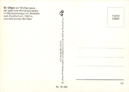 Austria Postcard - St Gilgen Am Wolfgangsee   SW19042