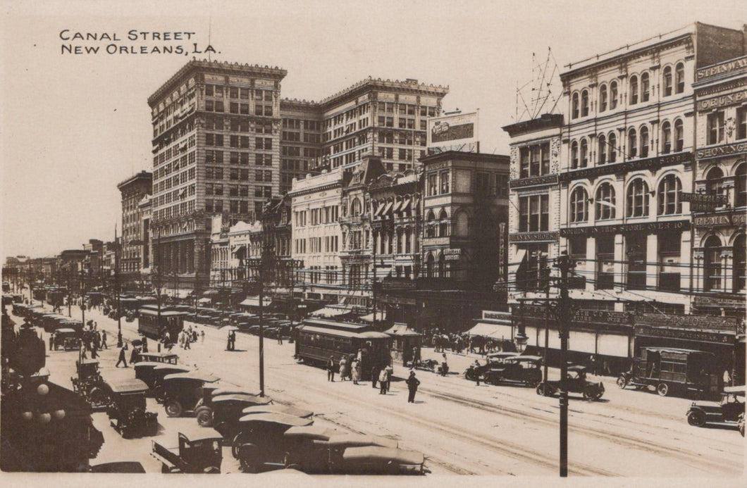 America Postcard - Canal Street, New Orleans, Louisiana  SW20290