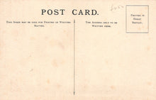 Load image into Gallery viewer, Vintage postcard with printed text and a vertical line for writing messages.
