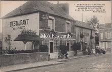 Load image into Gallery viewer, France Postcard - St-Martin-Aux-Chartrains, Auberge De La Truite  SX136
