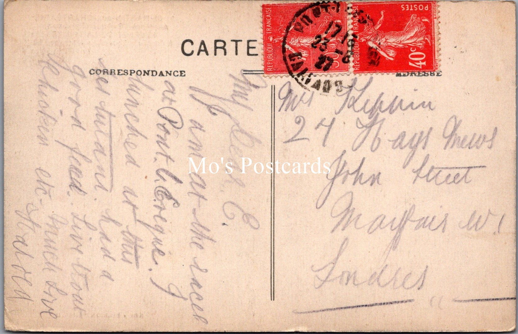 France Postcard - St-Martin-Aux-Chartrains, Auberge De La Truite  SX136
