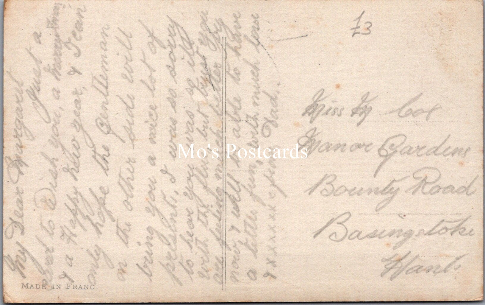 Greetings Postcard -  Vive St Nicolas, Father Christmas  SX153