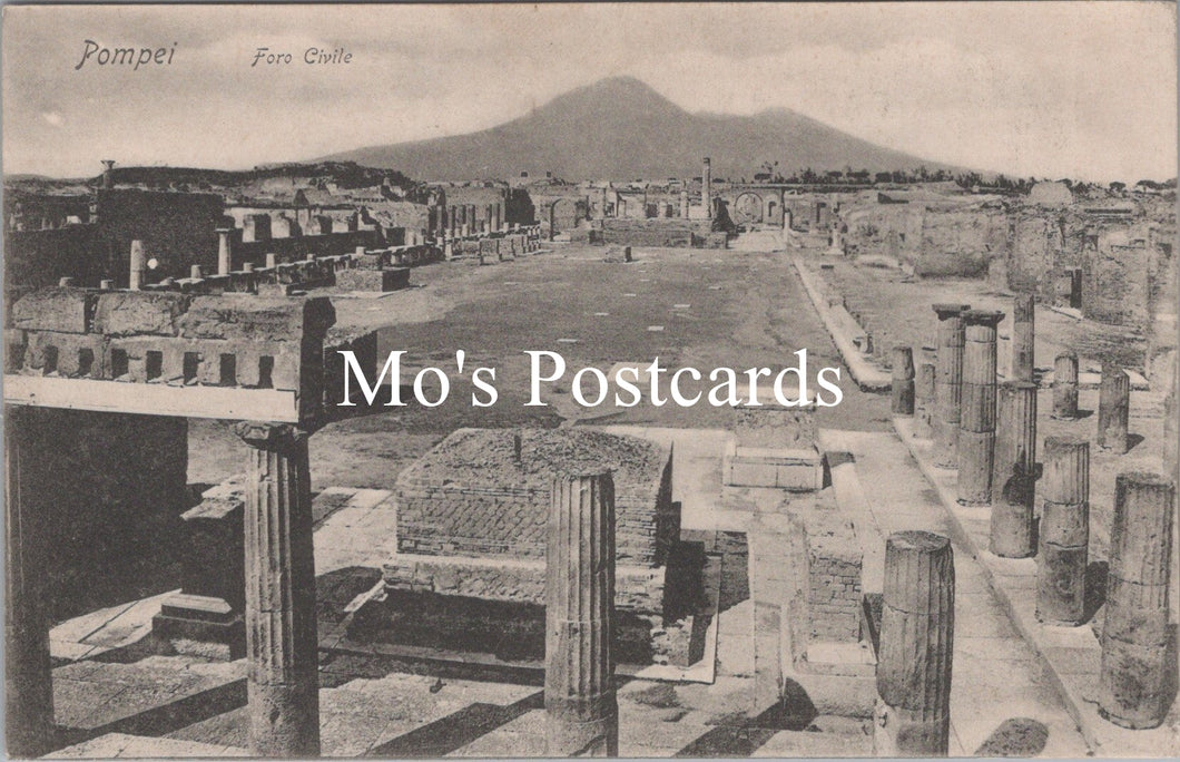 Italy Postcard - Pompei, Foro Civile  SX319