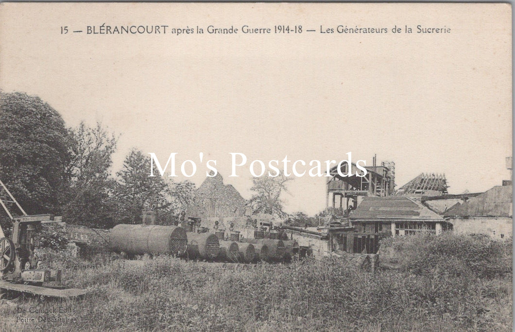 France Postcard - Blerancourt Apres La Grande Guerre 1914-18 - SX330