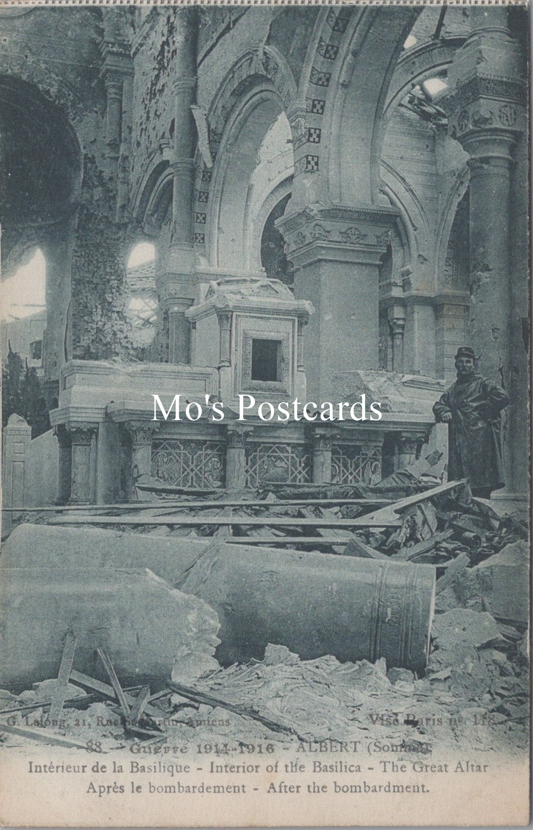 France Postcard - Albert, Somme, Interior of The Basilica  SX331