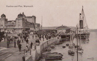 Dorset Postcard - Weymouth Pavilion and Pier  VT551