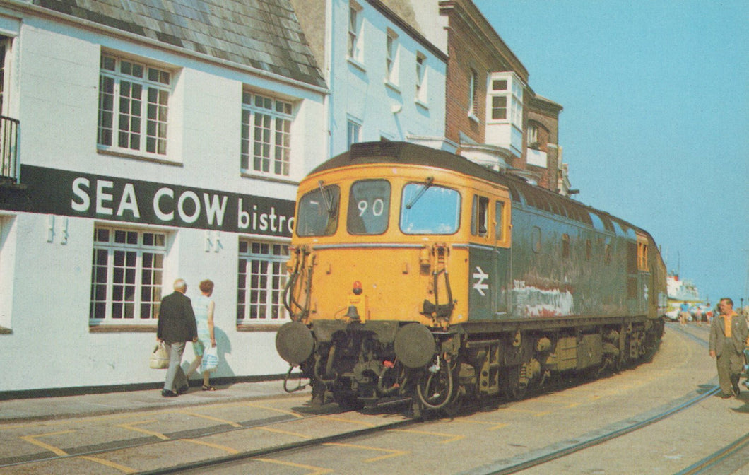 Dorset Postcard - The Boat Train, Weymouth   VT552