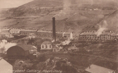 Wales Postcard - Penybont Colliery, Abertillery  VT554