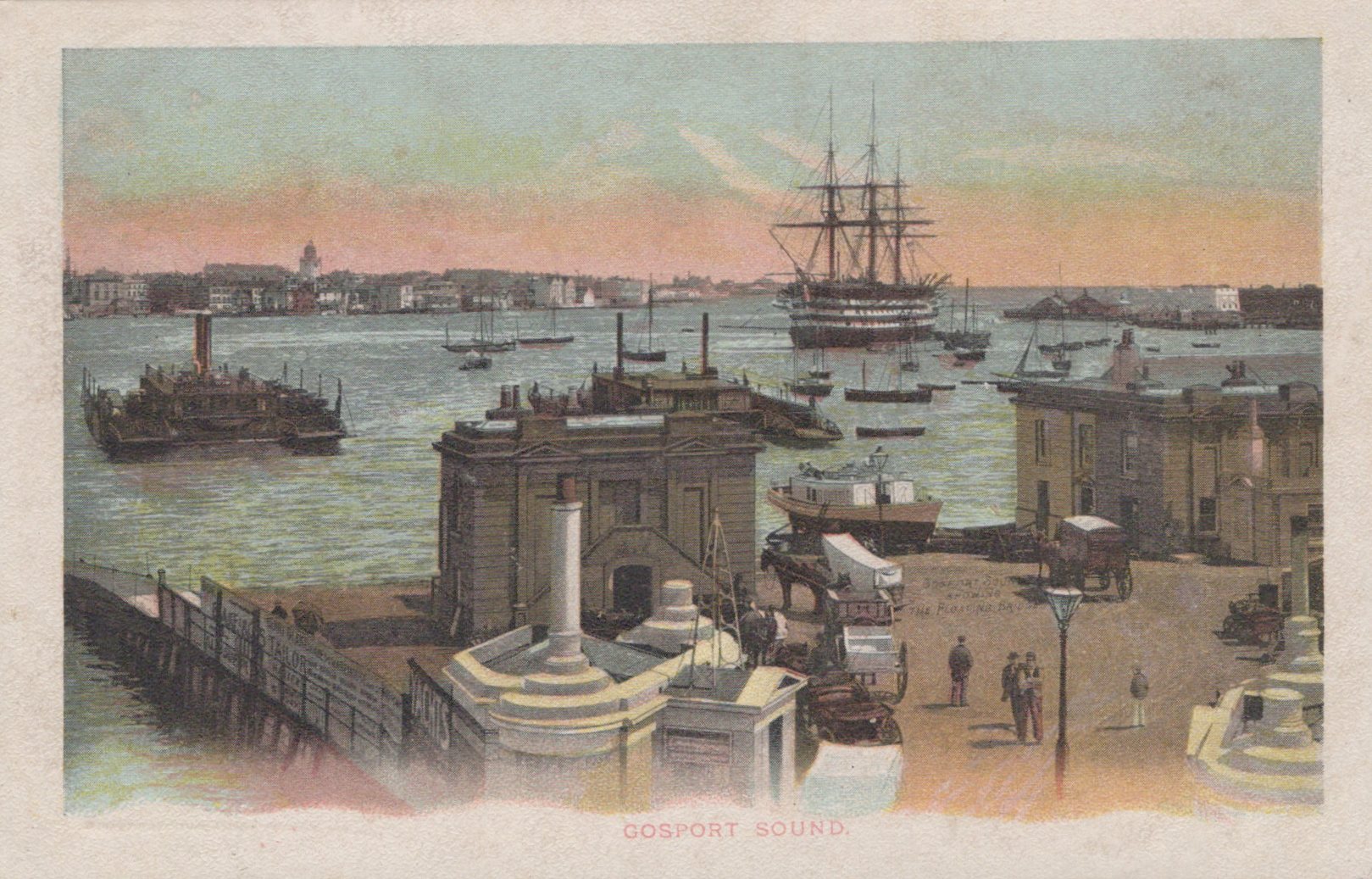 Hampshire Postcard - Gosport Sound   VT560