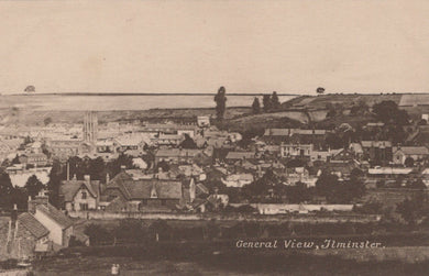 Somerset Postcard - General View of Ilminster  VT611