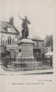 France Postcard - Ham (Somme) - Statue Du General Foy  VT612