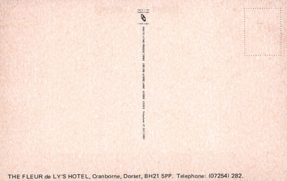 Dorset Postcard - The Fleur de Lys Hotel, Cranborne  VT613