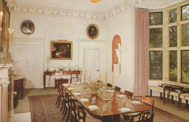 Oxfordshire Postcard - Mapledurham House, The Dining Room  VT614  